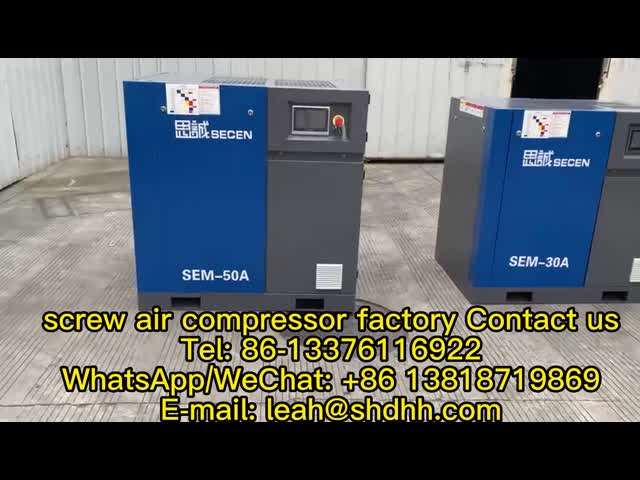 Компрессор 37kw винта переменной скорости VSD премьер-министра компрессор воздуха винта 50 лошадиных сил роторный видео