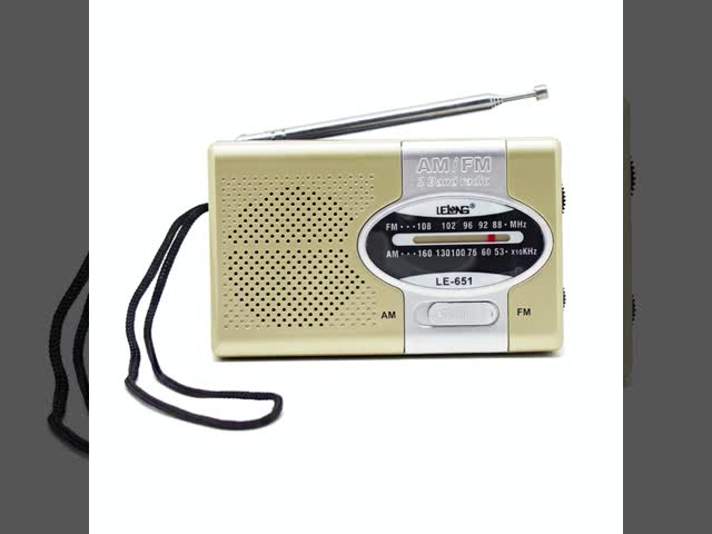 AM FM Stereo Portable Radio For Emergency Situations Support Earphone Listen Frequency FM88-108MHz AM530-1600KHz