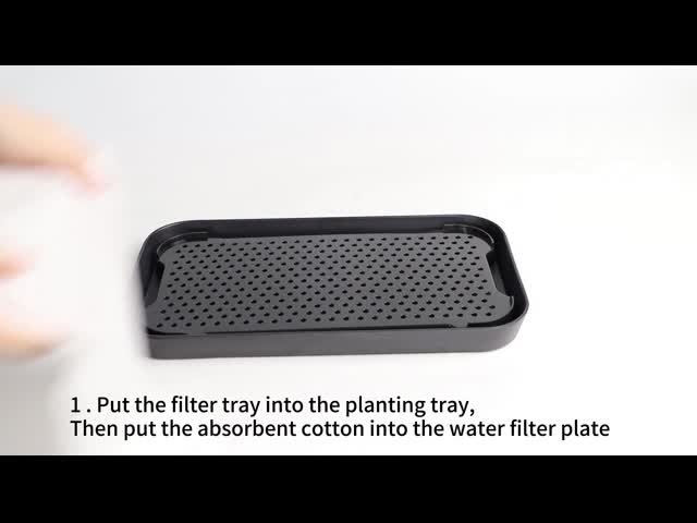 Hydroponics Indoor Herb Garden Kit Mini Plant LED Grow Lights For Nursery Germination