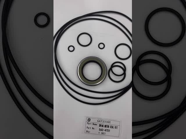 569-2928 Excavator Oil Seals 560-4751 560451 Swing Motor Seal Kit For CATEEEEEE 330GC Excavator Spare Parts video