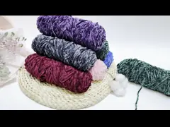 Пряжа 100% синеля полиэстера бархата для коренастого вязания крючком video