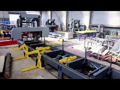 Industrielle hydraulische Bandsägen-Mühle für 1300mm 1500mm das Klotz-Sägen