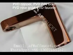 RTAC1400-PVD Copper, PVD Rose Gold, PVD ZrN Gold, TiN Gold Coatings, PVD Matte Coatings, PVD Brushing Gold