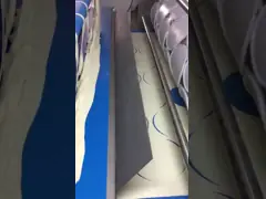 машина ролика теста пиццы производственной линии 9000pcs/H пиццы 13990mm низкопробная электрическая video