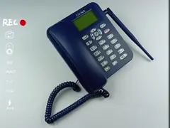 Телефон наземной линии SIM-карты Gsm фиксированного телефона наземной линии GSM беспроводной video