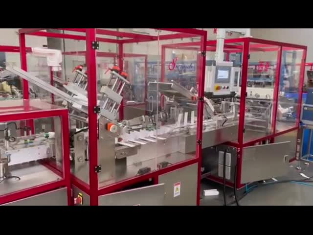 Машина упаковки 30-65pcs/min Cartoner горизонтального лосьона автоматическая с вкладышем