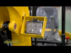 HT10BZ 1000kg Mini Crawler Excavator Optional Boom Swing Small Digging Machine