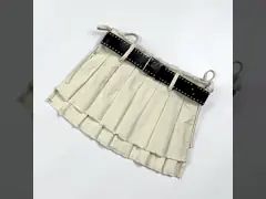 Юбка джинсовой ткани кромки небольших женщин производителей одежды Moq Fishtail с разрезом заплаты звезды video