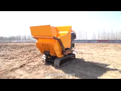Воздух CE охладил Dumper 500kg Crawler мини транспортера Crawler небольшой video