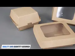 Disposable Microwave Safe Food Container Paper Box Oilproof Non Smell