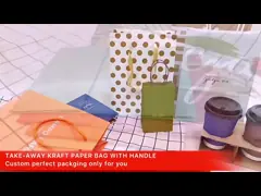 Подарок бумажного мешка покупок магазина розничной торговли кладет изготовленную на заказ роскошную упаковывая сумку в мешки с собственным логотипом video