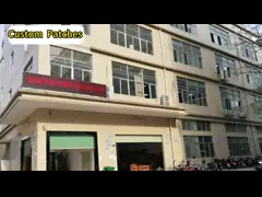 Twill Arm Iron On Embroidered Patches Merrow Border Pantone Washable