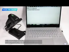 Эргономический Handheld беспроводной блок развертки кода штриховой маркировки блока развертки 1D штрихкода 2D с основанием video