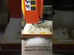 Части CNC CNC филируя подвергая механической обработке пластиковые зашкурить Sandblasting поверхностный финиш video
