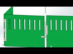 Панели загородки PP сота поголовья пластиковые для клеток свиньи video