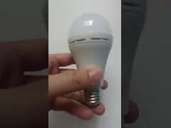 Шарик 7W 9W 12W E27 6000K СИД привел электрическую лампочку для домашнего освещения video