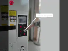 Тест цикла камеры теста окружающей среды лампы ксенона экрана касания старея Programmable video