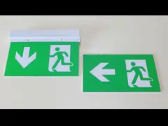 Знака выхода СИД SMD 2835 сторона аварийного коммерчески двойная video