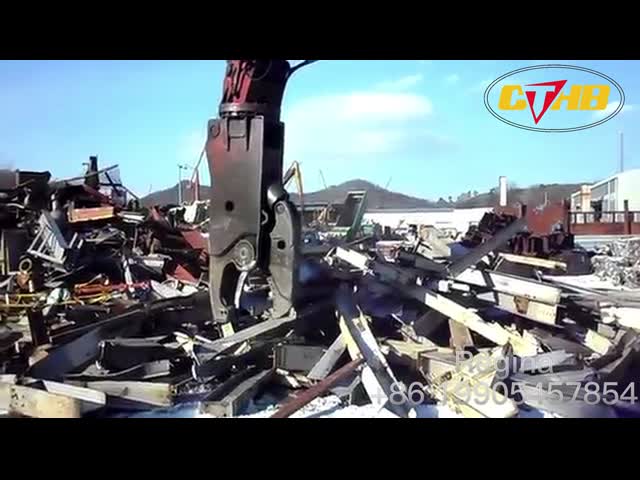 100-115 Bar Hydraulic Scrap Shears 28-39 T	Excavator Attachment Demolition Cutter