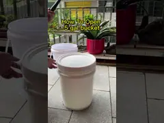 18L ведро краски пластикового ведра 4,8 галлонов ясное высокотемпературное пластиковое 5 галлонов video