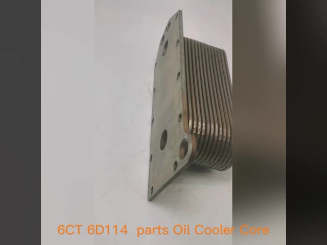 Excavator Diesel Engines Parts Oil Cooler Core 6CT 6D114 3974815 3918175 3906296