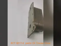Excavator Diesel Engines Parts Oil Cooler Core 6CT 6D114 3974815 3918175 3906296