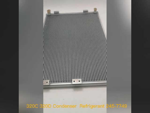 Хладоагент 245-7749 Gp конденсатора  E320D охладительных частей конденсатора кондиционера экскаватора видео