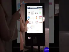 Платежный киоск самообслуживания ODM Сенсорный экран Киоск быстрого питания Заказ TUV video