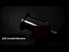 СО2 завертывает взрывное устройство в бумагу пусковой установки машины взрыва Dj цвета машины Confetti бумажное video