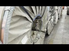 Multi складчатость покрытая цветом алюминиевой фабрики катушки промышленная голоса катушки Astm B209 сплавляет 3003 H14 video