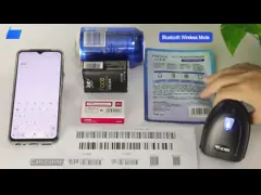 Inventory Handheld Barcode Machine Scanner 1D Bluetooth Laser Qr Code Scanner