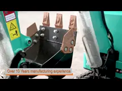 PC10 Euro5 Hightop Mini Excavator Machine With Roll Over Protection System Function