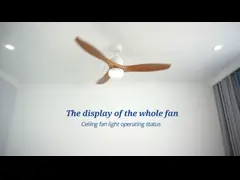 Outdoor Waterproof IP44 ABS Plastic Led Ceiling Fan Remote Control video