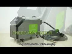 Соединитель заряжателя 30kw CCS2 DC EV солнечного портативного дома быстрый с кабелем video