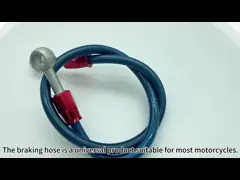 Линия аттестованная ТОЧКОЙ гидравлического тормоза 1/8inch шланга собрания заплетенная тормоза набор video