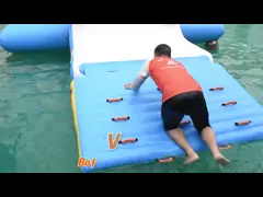 Bouncia Inflatable Landing Ramp For Floating Aqua Park video