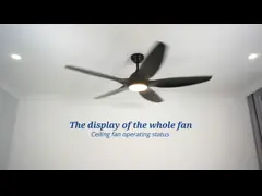60inch Low Noise Ceiling Fan 38W With 5 Speed Choice Remote Control