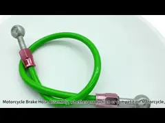 Stainless Steel Braided AN3 PTFE Nylon Brake Hose Assembly 800m  1100mm