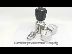 Соединитель газового баллона регулятора газа азота КГА590 высокого давления 4000фунтов video