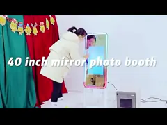 Пол стоя будочка Selfie зеркала зеркала киоска будочки фото зеркала Selfie video