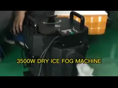 Свободная машина сухого льда влияния этапа машины тумана льда машины 3500W дыма тумана логотипа делая video