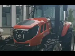 Удобная эксплуатация 100 л.с. 120 л.с. Мини сельскохозяйственный трактор дистанционное управление компактный трактор с двойным цилиндром video