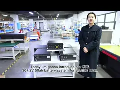 Батарея батареи 307.2v 50ah Lifepo4 фосфорнокислого железа лития для морской шлюпки video