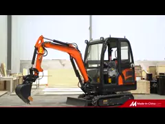 Землекоп Hightop мини гидравлического экскаватора 2000kg небольшой с концом ветрового стекла открытым video