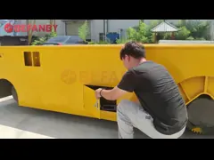 15 тонн отливают лазер в форму передачи обнаруживают аккумуляторную тележку датчика Trackless video