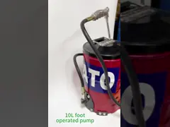 Butter Hand Operated Grease Pump High Pressure 10l Foot Gun Bucket