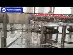 Полностью автоматическая пластиковая разлитая по бутылкам машина завалки Carbonated соды колы 100-2000ml выпивая video