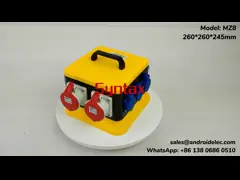 Syntax MZ8 Temporary Power Distribution Box IP67 Plastic 32A 260*260*245mm