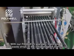 Черные нейлон 66 полиамида твердости нейлона 66 высокий доработал проектированные пластиковые лепешки нейлона Pa66 Gf25 зерен video