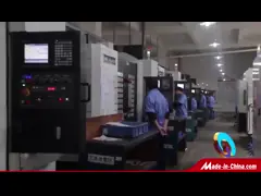 CNC токарного станка подвергал SGS механической обработке частей металла оборудования втулки частей поворачивая video